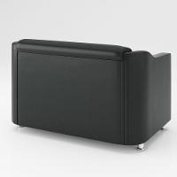 Kit Sofá Namoradeira Reforçada Tilla + 02 Poltronas preto - 7