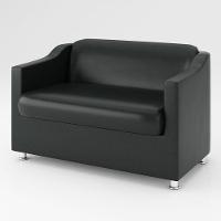 Kit Sofá Namoradeira Reforçada Tilla + 02 Poltronas preto - 8