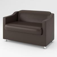 Kit Sofá Namoradeira Reforçada Tilla + 02 Poltronas marrom - 9