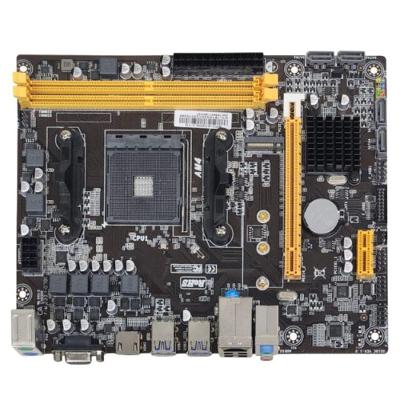 Placa-mãe A320M.2-TG com DDR4 32GB e Áudio 7.1 para AMD AM4 Preta Brazil PC