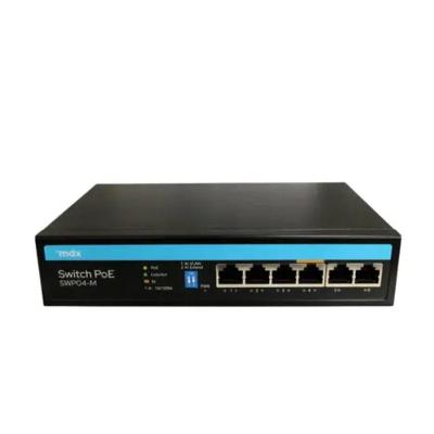 Switch SWP04-M 4 Portas Poe 10-100Mbps com Extensão 250m Proteção Contra Surtos MDX Motorola