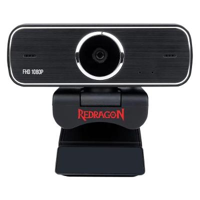 Webcam Redragon GW800-1 Full HD 30 FPS com Microfone Integrado Preto