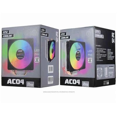 Cooler para Processador AC04 com Fan 120MM PWM Multicolor K-Mex