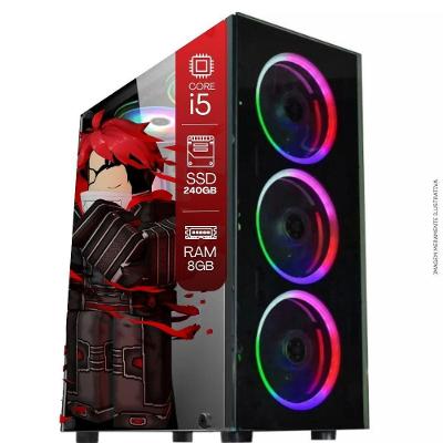 Desktop Gamer Intel Core I5 8GB RAM SSD 240GB Windows 10 Pro Trial Tob Computers