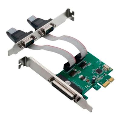 Placa PCI Express KP-T105 com 2 Portas Serial e 1 Paralela Até 16Mbps e 1,5Mbps Knup Brasil