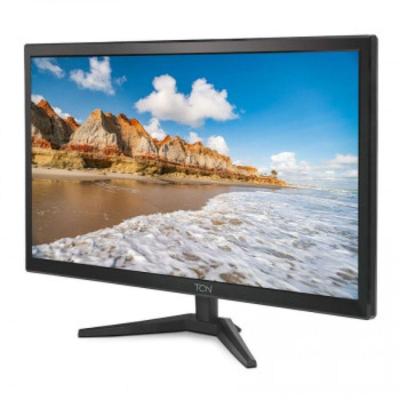Monitor LED 19" HD TN 60Hz Tela Plana 16:9 Inclinação Ajustável Preto TCN