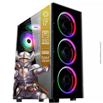 Desktop Gamer TOB Intel Core I7 16GB RAM SSD 480GB Windows 10 Pro Trial Tob Computers