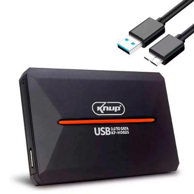 Case para HD Externo KP-HD825 com USB 3.0 e UASP Até 5Gbps Knup Brasil