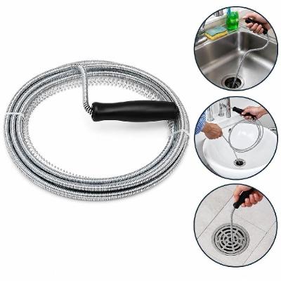 Cabo Desentupidor Manual Cabo Desentupidor Manual Flexível 3 Metros para Pias Ralos Inox Yeet