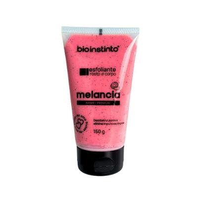 Esfoliante Corporal e Facial Banho Premium com Colágeno e Melancia 150g Vermelho Bio Instinto
