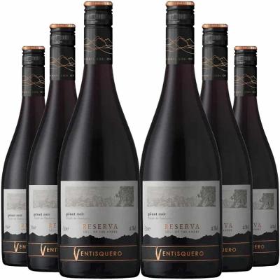 Kit 6 Garrafas Vinho Tinto Ventisquero Reserva Pinot Noir 750ml