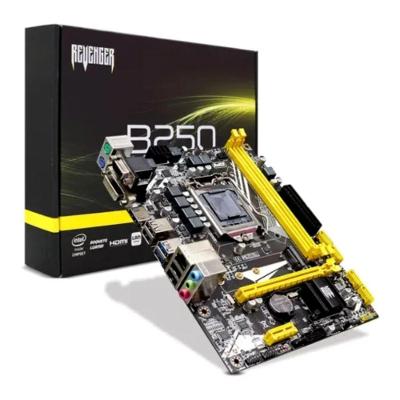 Placa Mãe G-B250 com Soquete LGA1151 DDR4 32GB Dual Channel HDMI VGA DVI Revenger