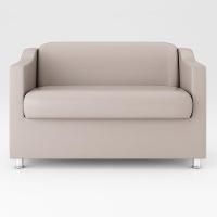 Kit Sofá Namoradeira Reforçada Tilla + 02 Poltronas bege - 8