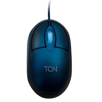 Mouse Óptico TCN com Fio USB 1200DPI Convencional com Sensor Preciso Preto TCN
