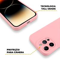 Capa Para Iphone 14 Pro Max - Rosa - Silicon Cloud - Gshield - 3