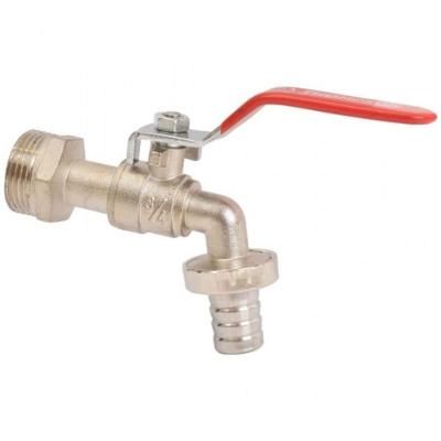 Torneira para Jardim VTJ071CWB Alavanca de Parede Latão Cromado com Mecanismo Cerâmico Esfera