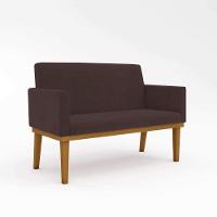 Kit Sofá Com Base Reforçada + 2 Poltronas Sala De Estar Cor:marrom - 6