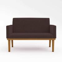 Kit Sofá Com Base Reforçada + 2 Poltronas Sala De Estar Cor:marrom - 7