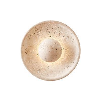 Arandela Tivo Orb 90009 LED Embutido Alto IRC 97 8W Mármore Travertino Nordecor Iluminação