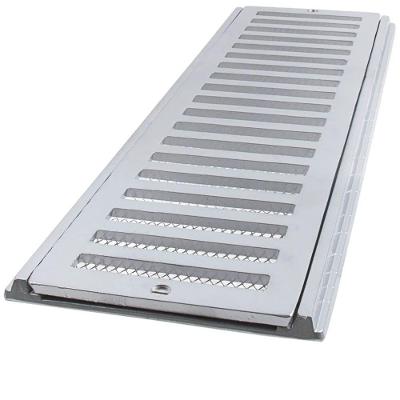 Grelha e Porta Grelha CJP20100 com Tela 20x100cm Fácil Instalação Inox LG