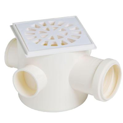 Caixa Sifonada NR 05 com Sistema para Bloqueio de Odores 100x100x50cm Branco Krona