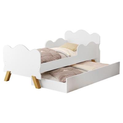 Cama Angel com Cama Auxiliar e Sapateira MDF Branco Milani Movelaria
