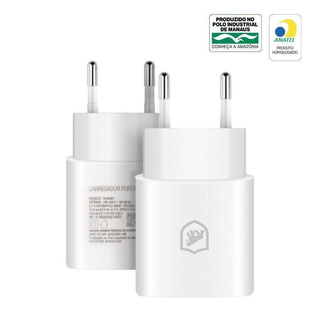 Carregador Turbo Para Iphone / Ipad - 25 W - 5 Anos De Garantia - Original Gshield - Branco - 5