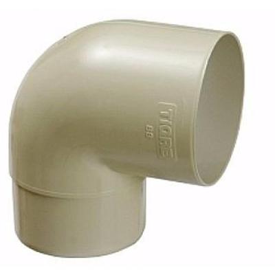 Joelho 90° Graus Condutor Circular Aquapluv Style Resistente à Corrosão Bege 32158960 Tigre
