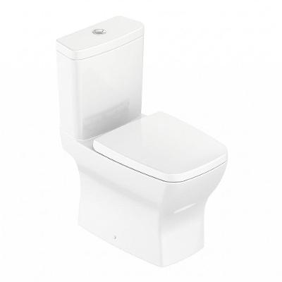 Vaso Sanitário Boss 1897230010100 Quadrado Piso Descarga Dupla Louça Sanitária Branco Roca