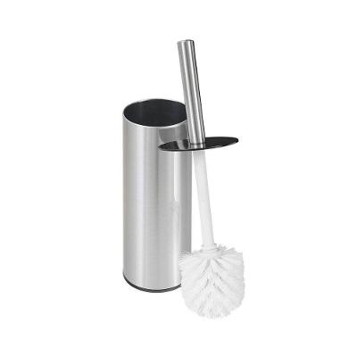 Escova Sanitária Redonda 94533008 Aço Inox e Polipropileno Acetinado para Banheiro Inox Tramontina
