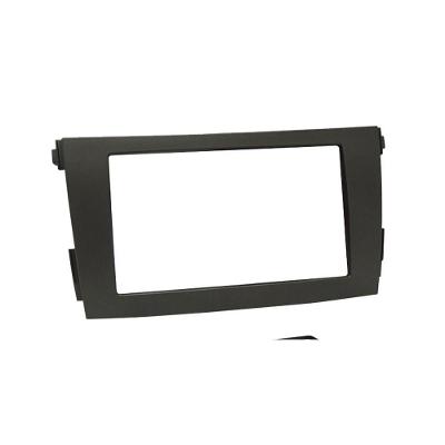 Moldura 2 Din Fiamon para Toyota Corolla 2008 a 2013 com Acabamento Grafite e Instalação Direta