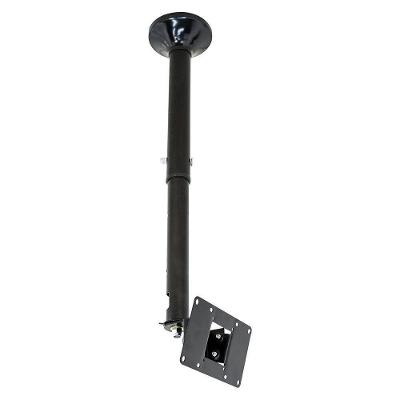 Suporte de Teto para TV Multivisão SKY31 com Ajuste de Altura 75cm a 140cm Bivolt Preto