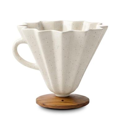 Suporte para Filtro de Café 103 Cerâmica Alta Resistência Cozinha Creme Ceraflame