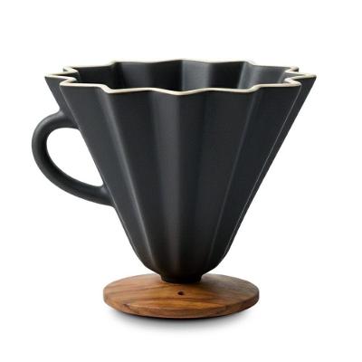 Suporte para Filtro de Café 103 de Cerâmica para Cozinha Grafite Ceraflame