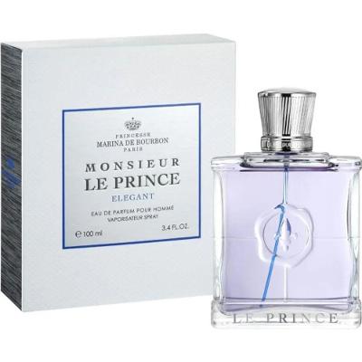 Perfume Monsieur Le Prince Elegant Pour Homme Masculino Eau de Parfum Amadeirado Aromático 100ML