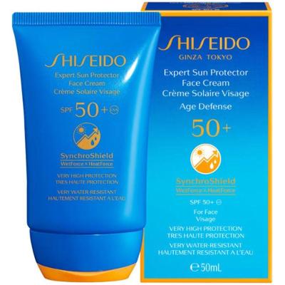 Protetor Solar Facial Expert Sun FPS 50 50ML com Tecnologia Synchroshield Shiseido