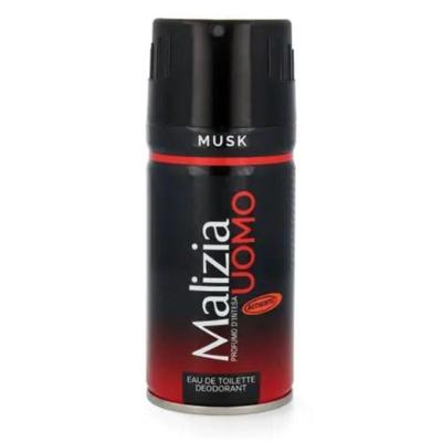 Desodorante Spray Musk Masculino Almiscarado e Viril 150ML Malizia
