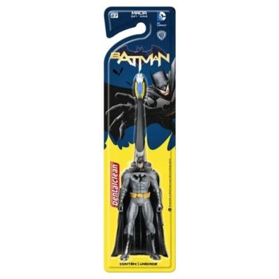 Escova Dental Dentalclean Batman 3D Macia para Crianças Amarelo