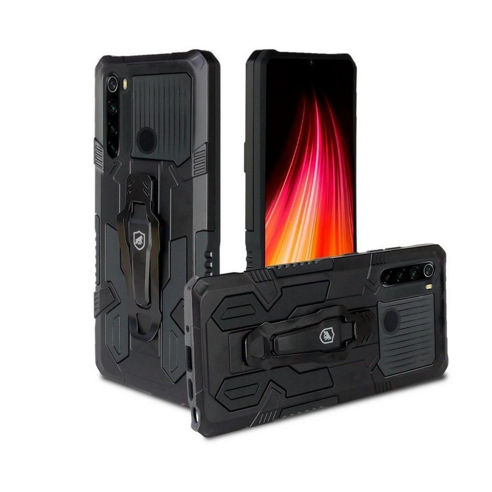 Kit Capa Case Capinha Clip E Pelicula Nano Vidro Xiaomi Redmi Note 8 - Gshield - 2