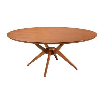 Mesa de Jantar Lipto 6 Lugares Redonda MDF 180CM Café Liptus