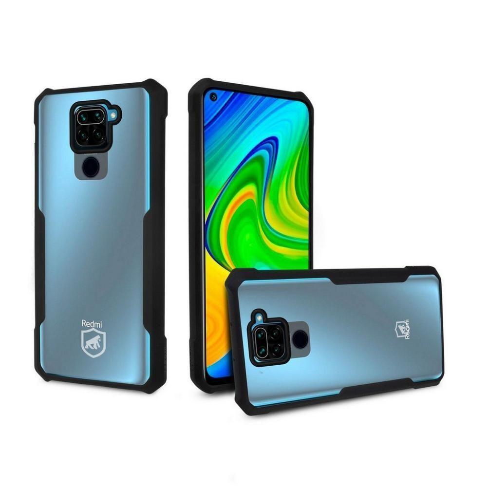 Kit Capa Case Capinha Dual Shock X E Pelicula Nano Vidro Para Xiaomi Redmi Note 9 - Gshield - 2