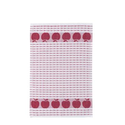 Pano de Copa Felpudo Gourmet Absorvente Algodão Toque Macio Cozinha Vermelho Teka