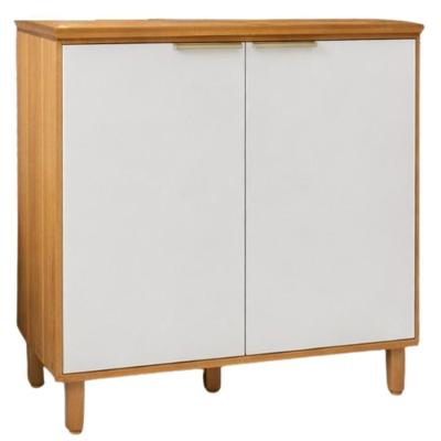 Balcão com Tampo Bari 2 Portas sem Gavetas MDF 80CM Off White Poliman Móveis