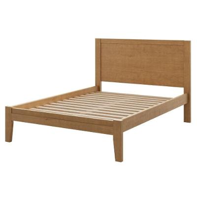 Cama de Casal 149CM 2808 com Lastros Reforçados Madeira Maciça Marrom Milani Movelaria