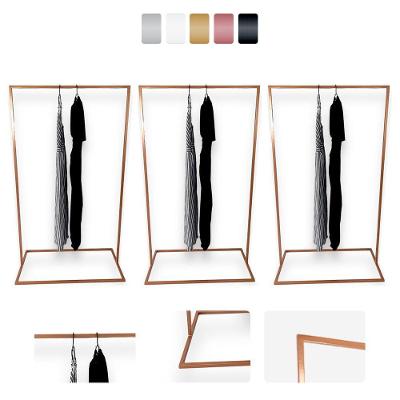 Arara Slyn 100X3 para Loja com Design Elegante e Moderno Rosê Kit Montagem Completa Metal Kit