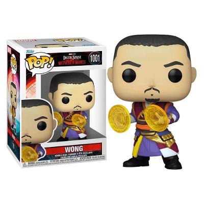Boneco Colecionável Wong com Base para Exibição Cor Cinza Funko Pop!