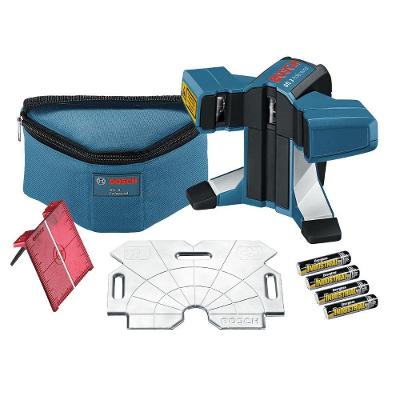 Nível a Laser GTL 3 com Alcance Até 20 Metros e Linhas 90 graus  e 45 graus  IP54 Bivolt Bosch