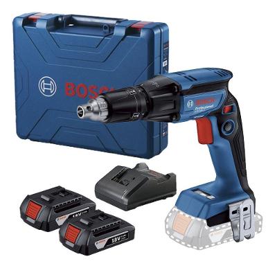 Parafusadeira Bosch para Drywall GTB 185-LI com 2 Baterias 18V Amarelo Bivolt