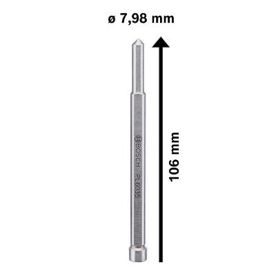Pino Guia Pro 8050 para Perfuração de Alta Precisão com Resfriamento 7,98x106mm Aço Alta Resistência