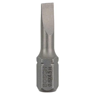 Ponta para Parafusar Extra Hard S0,6x4,5 25mm Fenda Zona de Torção Inox Bosch
